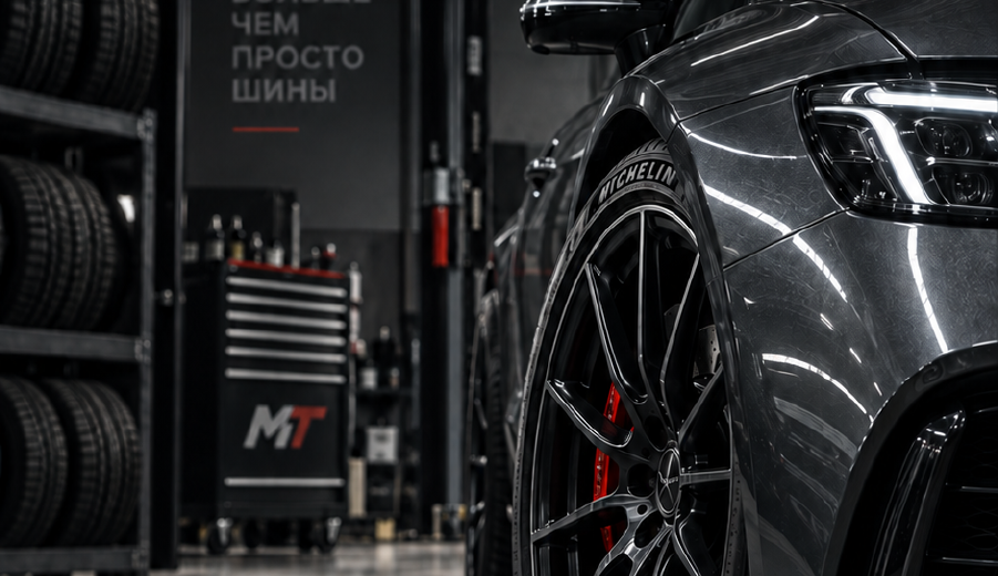 Главный экран сайта Master Tires